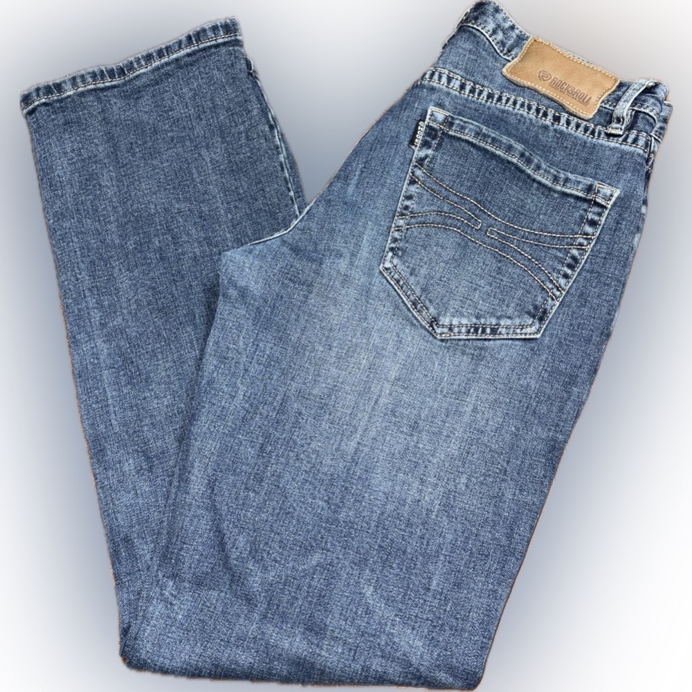 Mens ROCK & ROLL Denim HOOEY jeans size 29x32